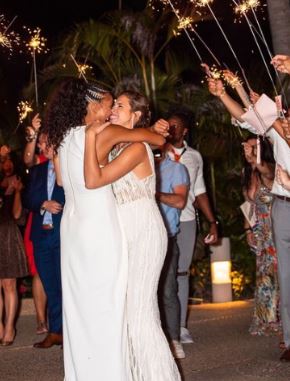 Lailaa Nicole Williams mother Candace Parker married Petrakova in 2019 in a secret ceremony